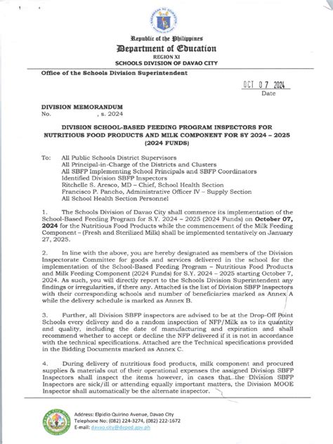 Unnumbered Memorandum 2024 .